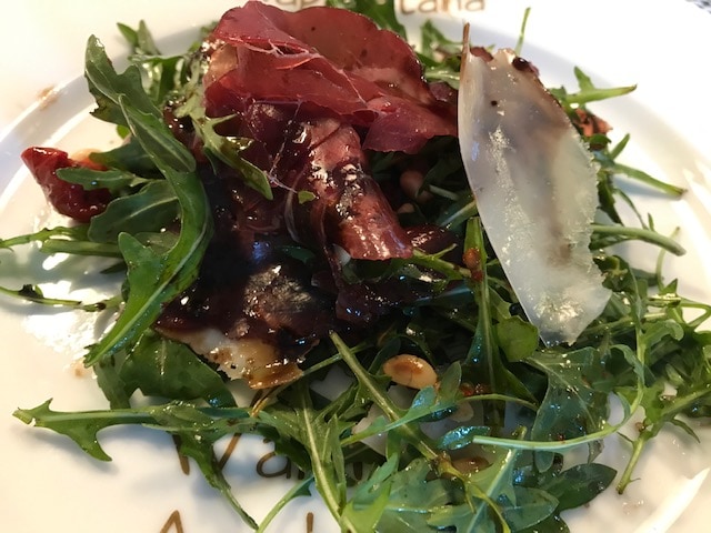 Carpaccio vulcano
