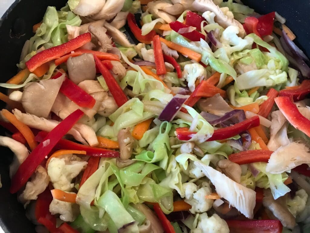wok på panden